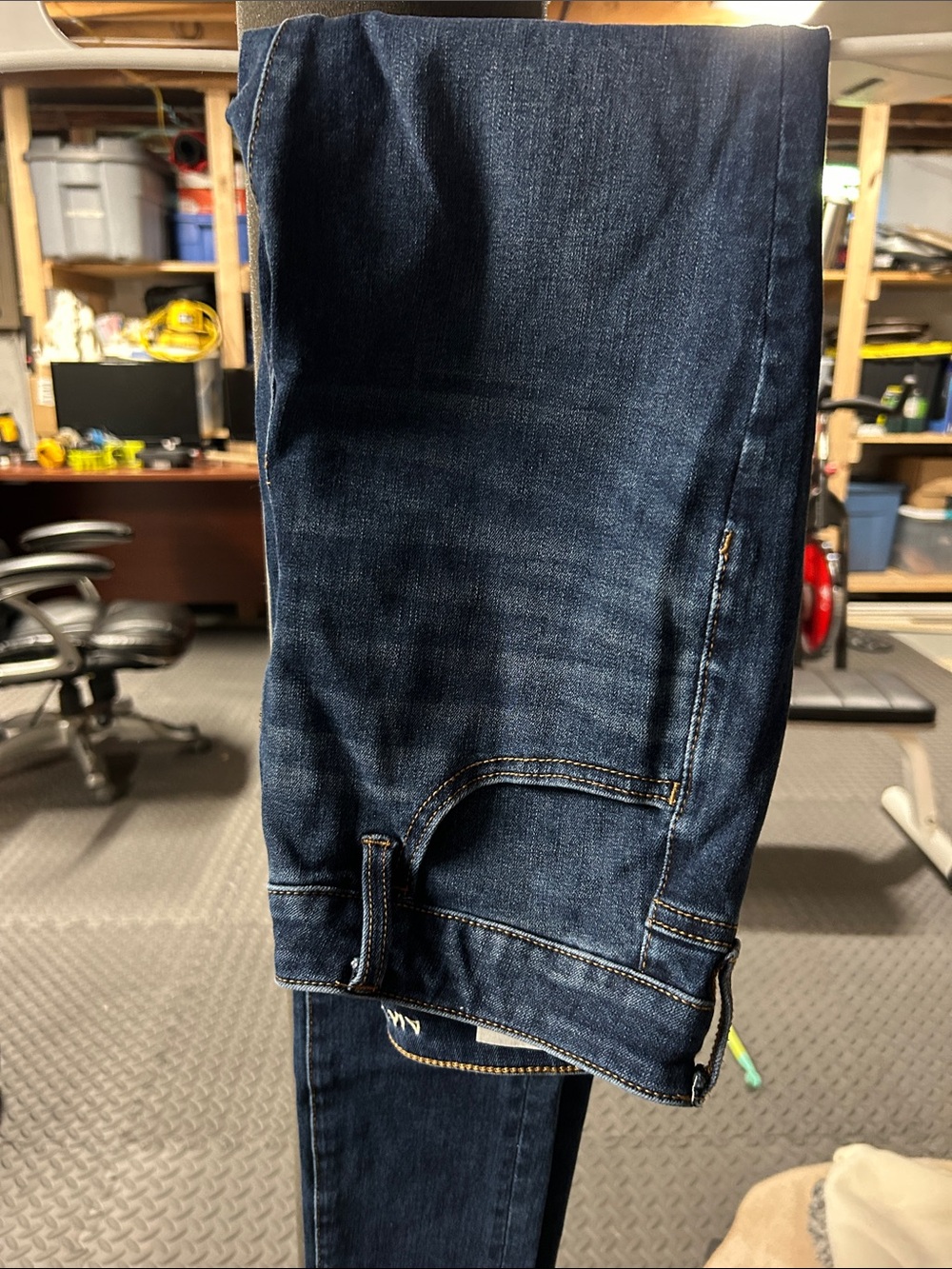 American Eagle Outfitters Dark Indigo Slim Straight Jeans